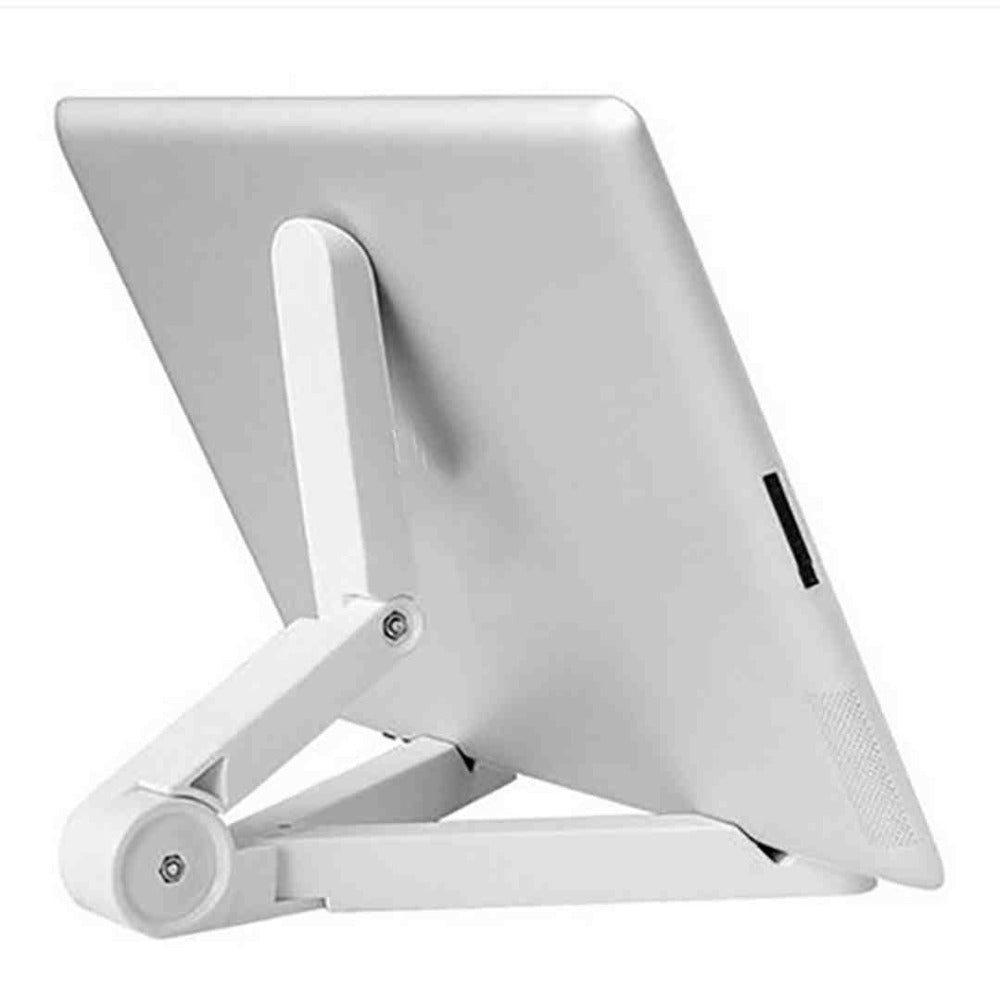 Universal Foldable Phone Tablet Holder Adjustable Bracket Desktop Stand Tripod Stability Support for Phone Adjustable Portable Desktop Holder Mount Folding Tablet Stand Anti-Slip for Ipad